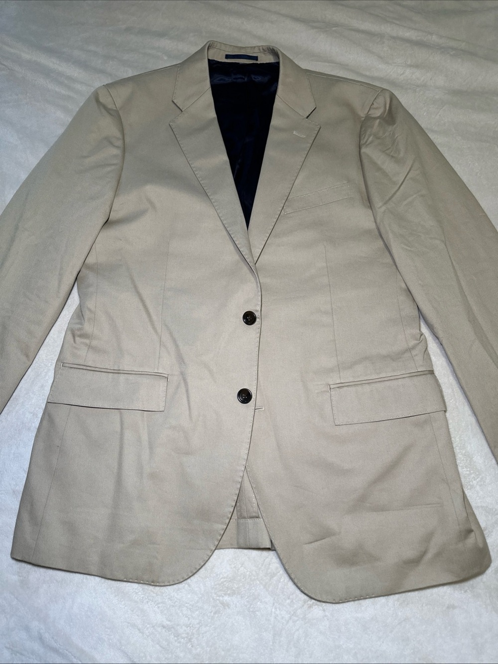 NWT J.Crew Ludlow Slim Fit Suit Jacket Blazer 42R Italian Chino Cotton Khaki